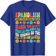 Spanglish Mexico Mexican Spanish Teacher T-Shirt - T-Shirt | Royal