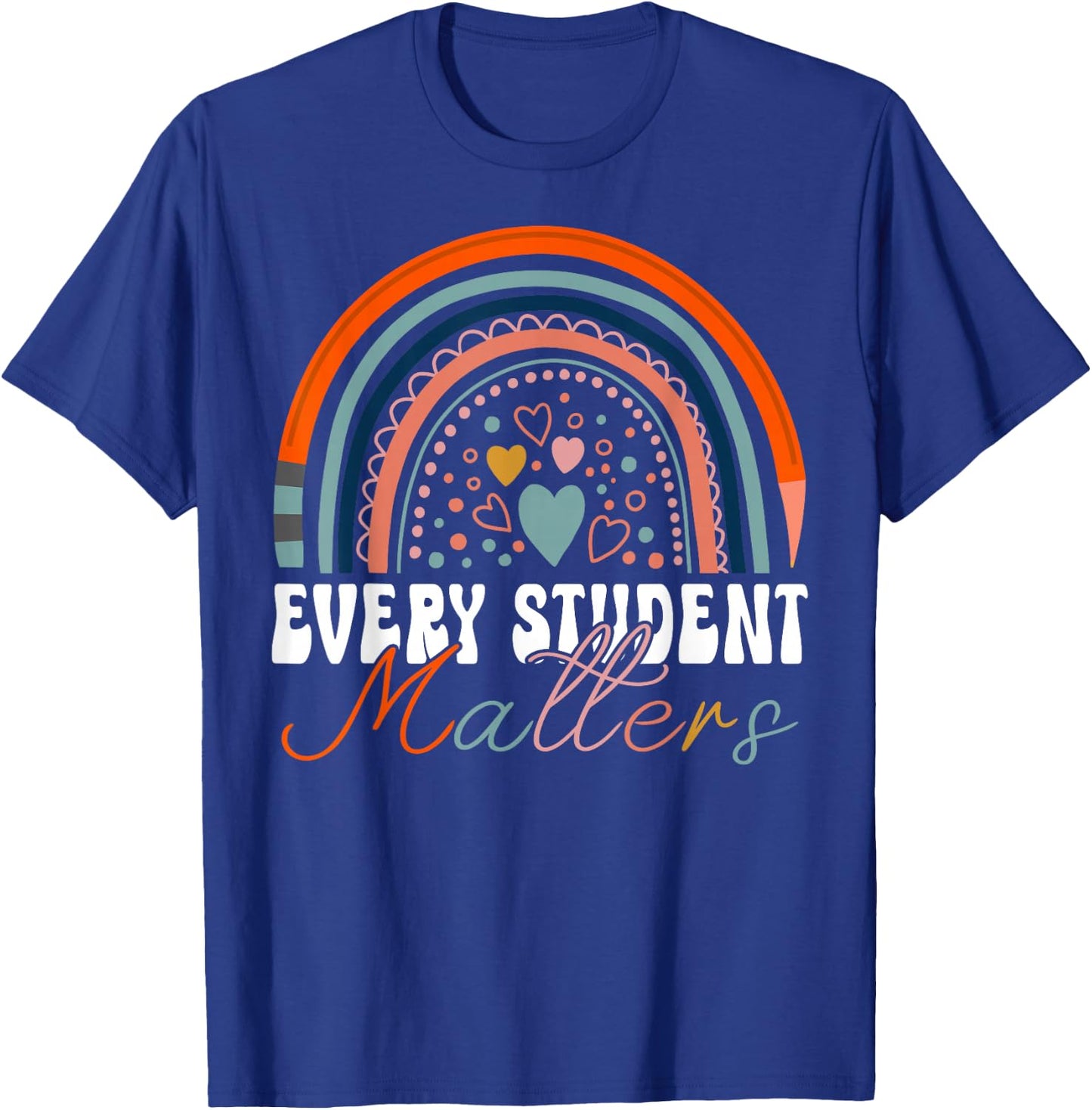 Every Student Matters Paraprofessional Support Teacher T-Shirt - T-Shirt | Royal