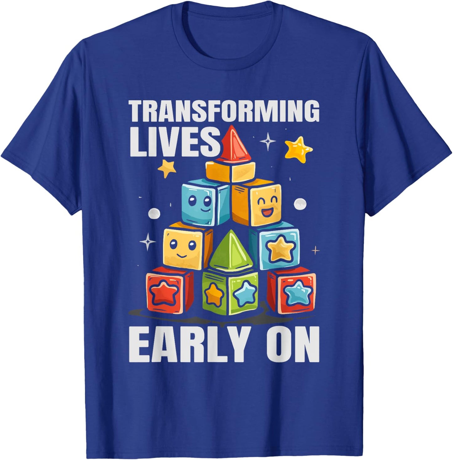 Early Intervention Specialist Job Profession T-Shirt - T-Shirt | Royal