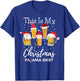 This Is My Christmas Pajama Beer Drinking Santa Funny T-Shirt - T-Shirt | Royal