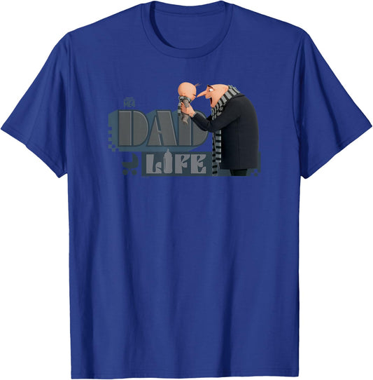 Minions Despicable Me 4 Gru Dad Life T-Shirt - T-Shirt | Royal