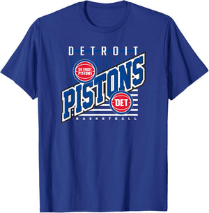 Detroit Pistons NBA Rise Above - Men's & Women's Adults Sports Fan - Black - Small - Short Sleeve - - Classic - Polyester 100% T-Shirt - T-Shirt | Royal