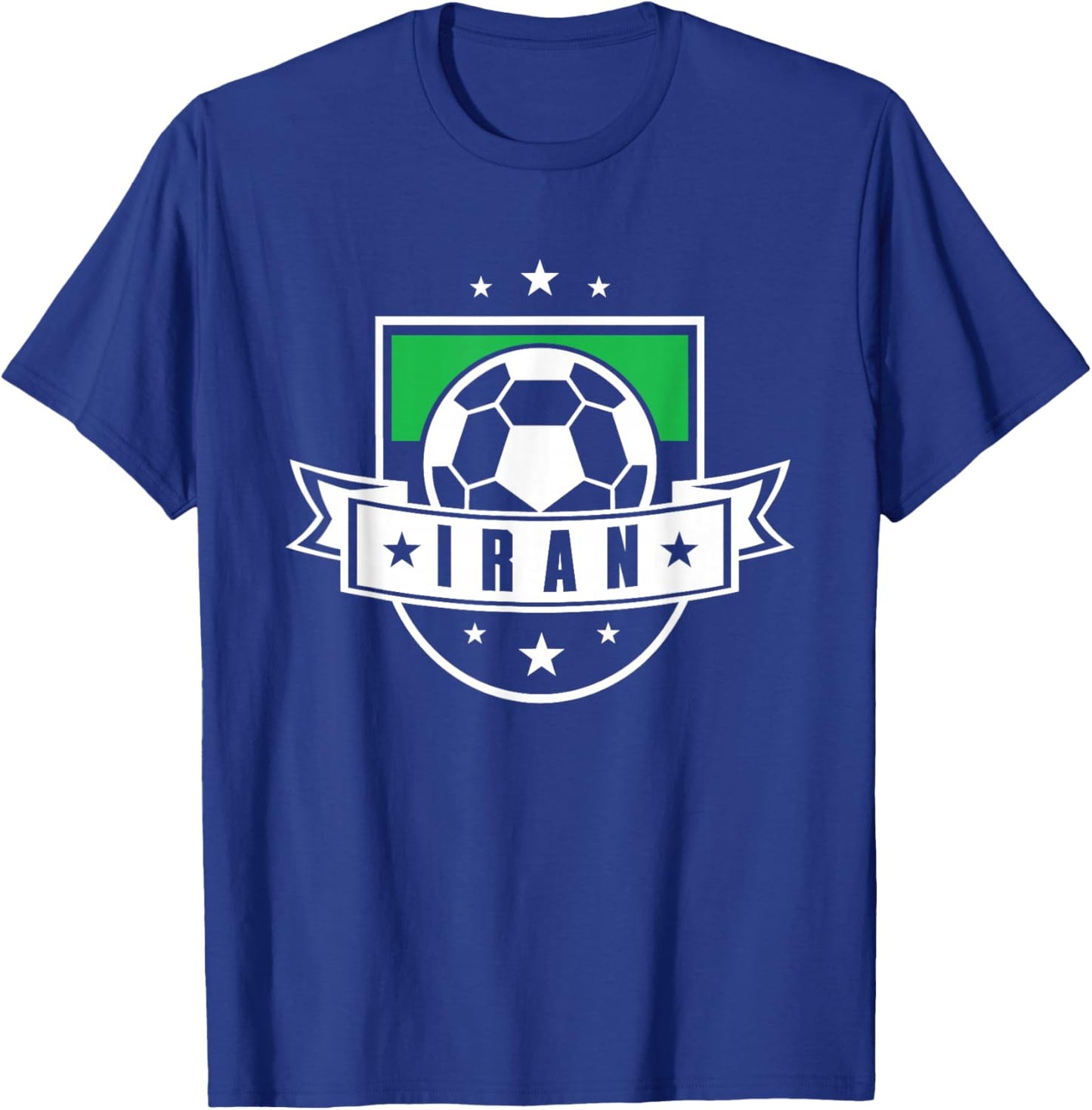 Iran Emblem Badge Football World Cup T-Shirt - T-Shirt | Royal