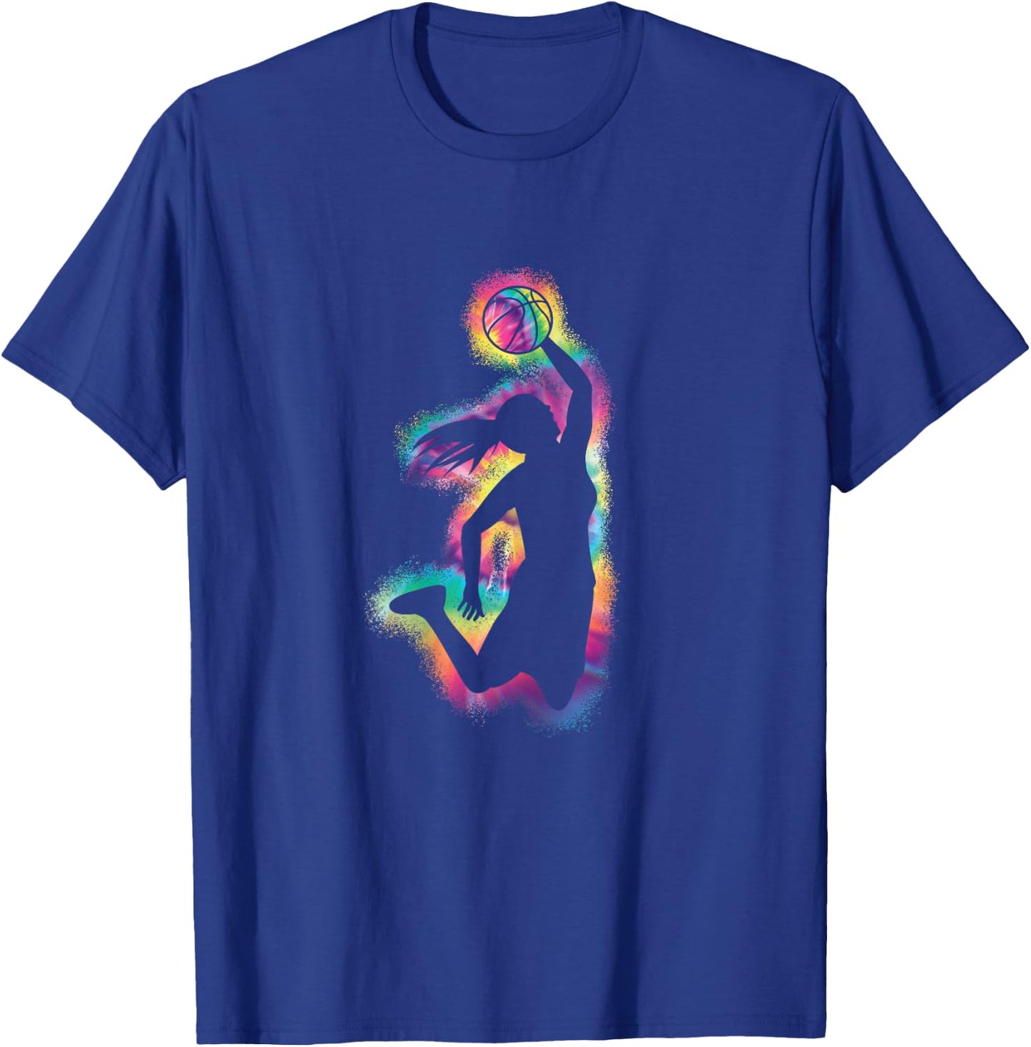 Cute Basketball Player Basketball Lover Women Girls T-Shirt - T-Shirt | Royal