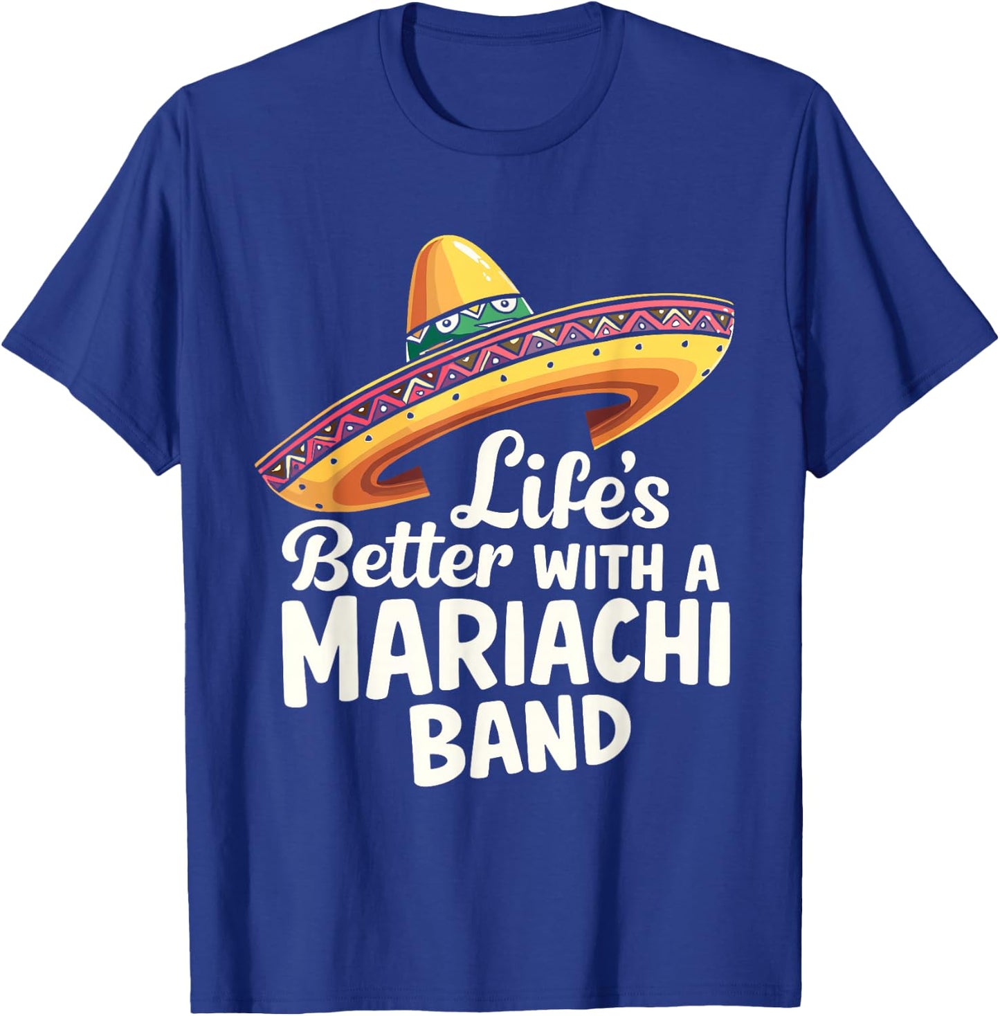 Traditional Mexican Cultural Music Mariachi Lover Fiesta T-Shirt - T-Shirt | Royal