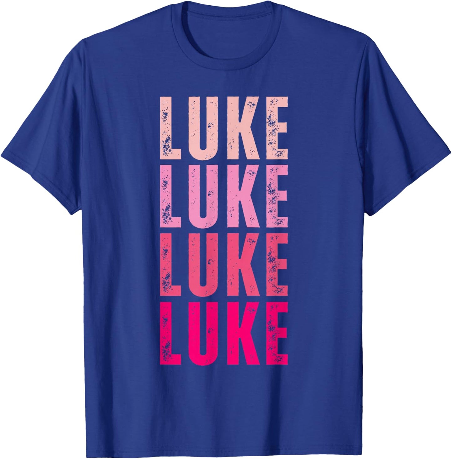 Personalized Name Luke I Love Luke Vintage T-Shirt - T-Shirt | Royal