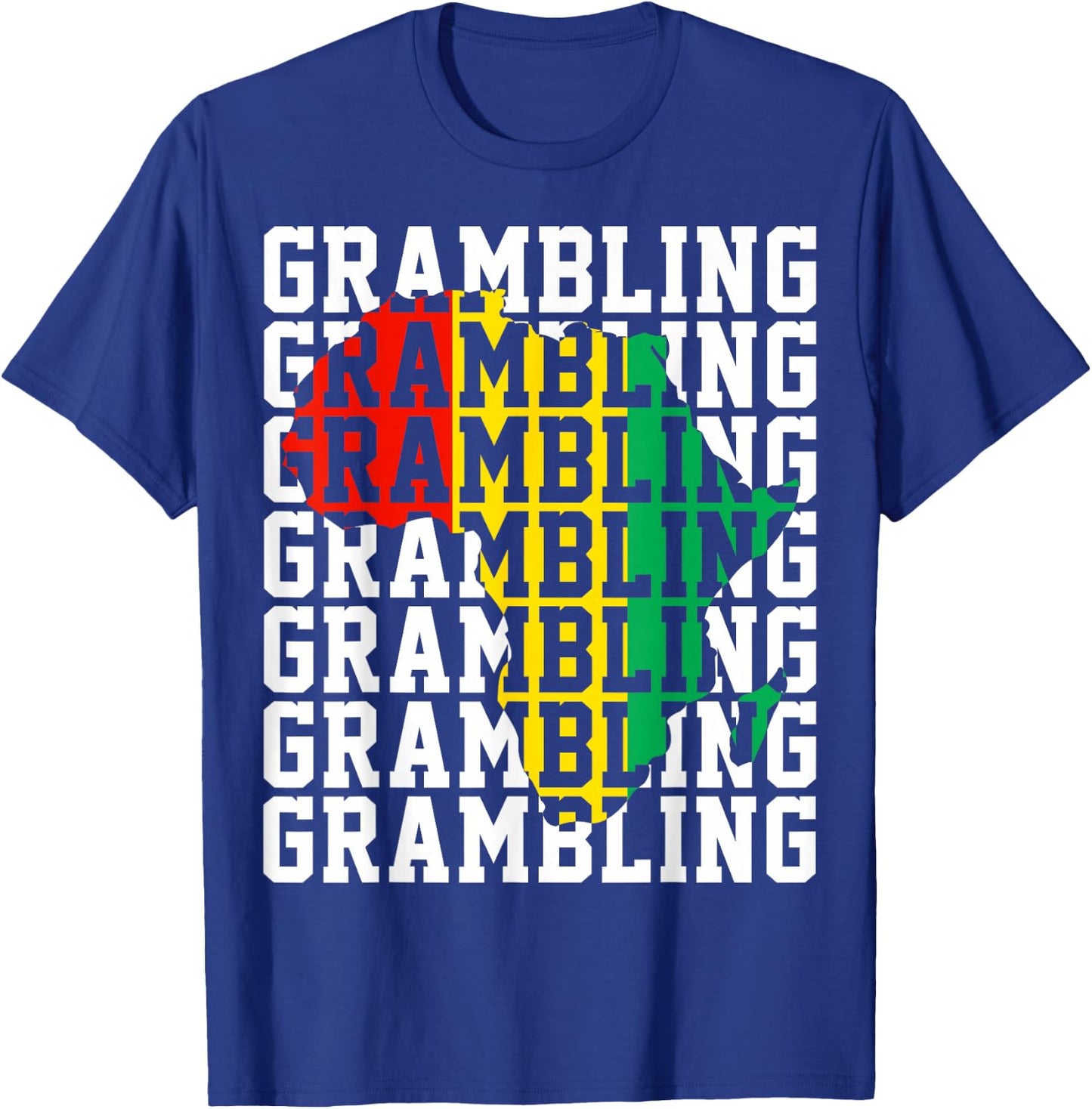 Grambling HBCU with Africa Historical Black College Alumni T-Shirt - T-Shirt | Royal