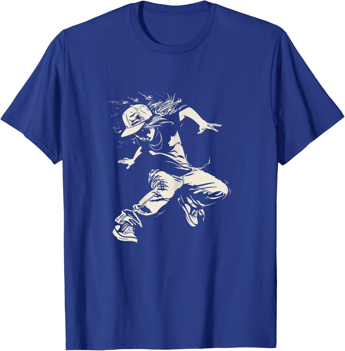 B-Girl Sketch B-Boy Hiphop Culture T-Shirt - T-Shirt | Royal