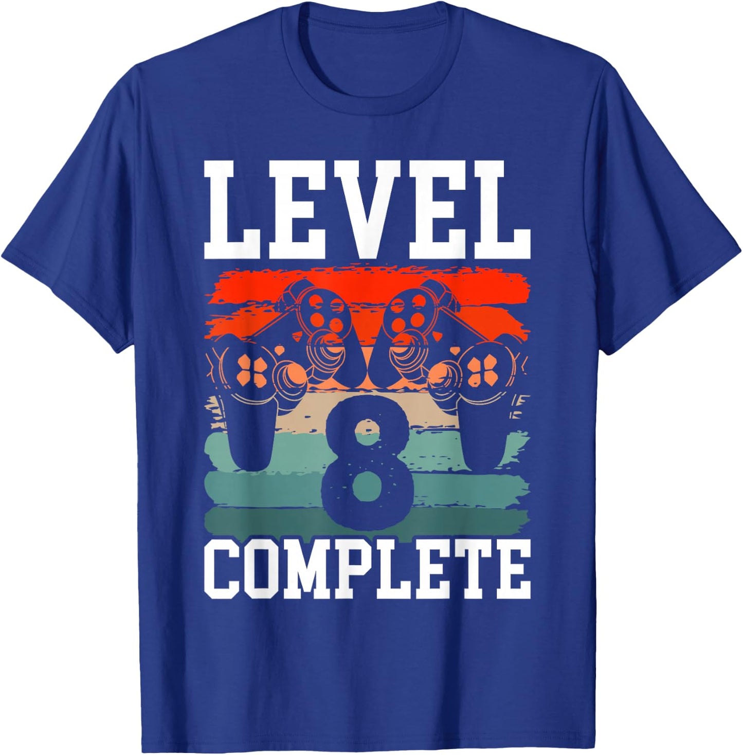 8 Years Marriage Anniversary 8 Year Married Level 8 Complete T-Shirt - T-Shirt | Royal