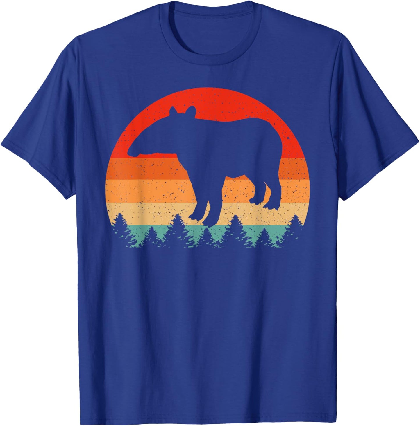 Vintage Retro Tapir Animal Lover Tapir T-Shirt - T-Shirt | Royal