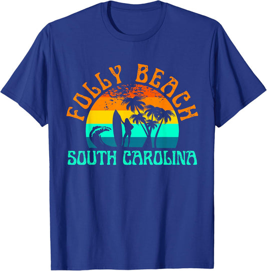 Folly Beach T-Shirt - T-Shirt | Royal