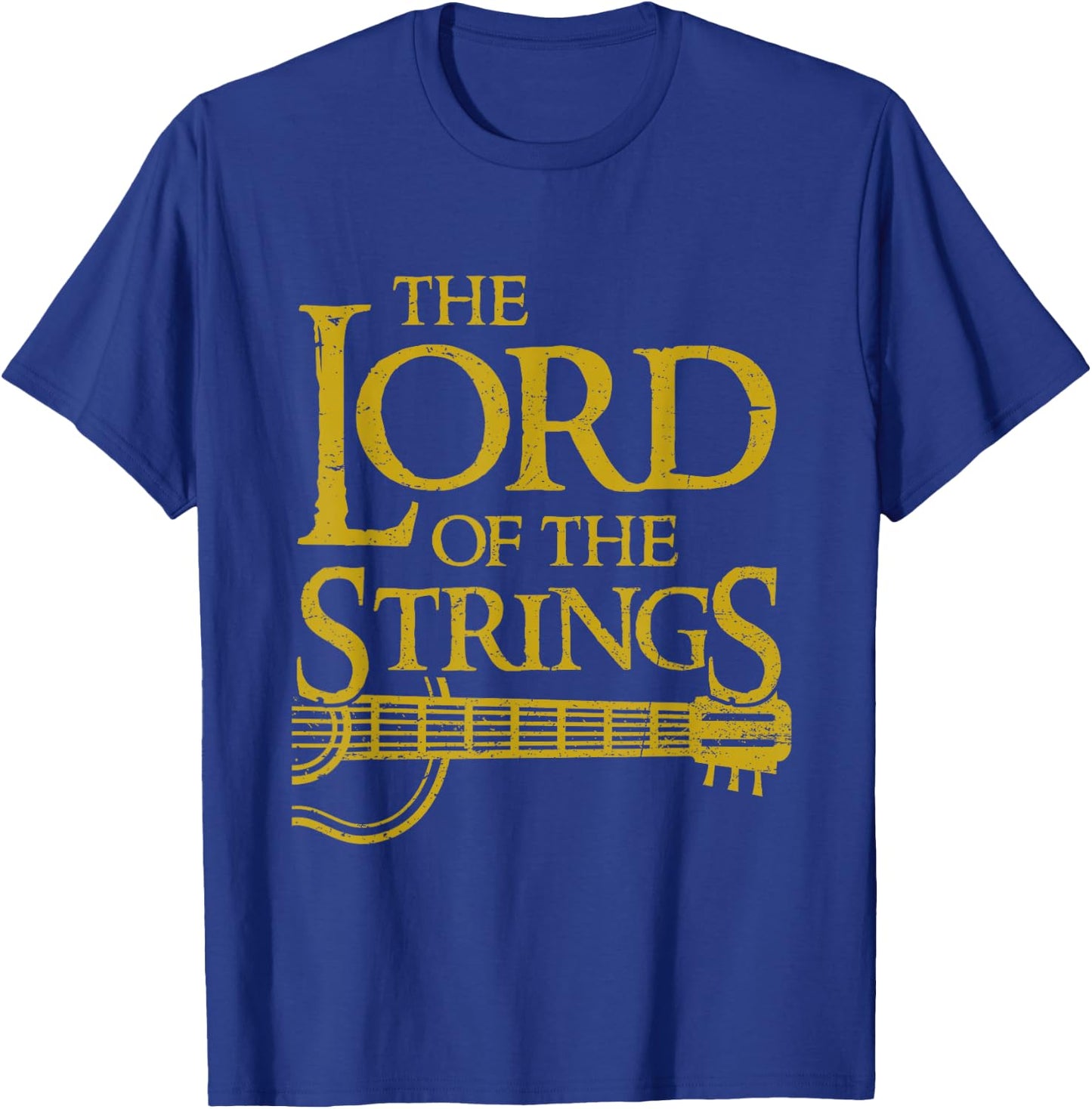 Funny Lord Strings Music Instrument Guitar Player Guitarist T-Shirt - T-Shirt | Royal