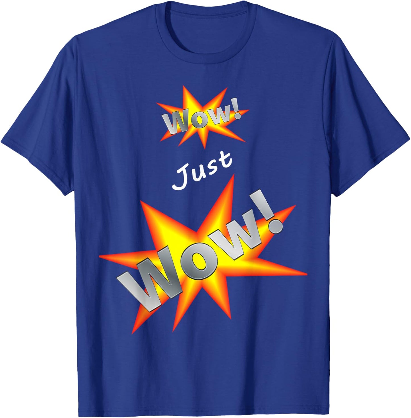 Wow just wow show your appreciation and surprise pop art T-Shirt - T-Shirt | Royal