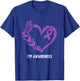 ITP Awareness Heart ITP Warrior T-Shirt - T-Shirt | Royal