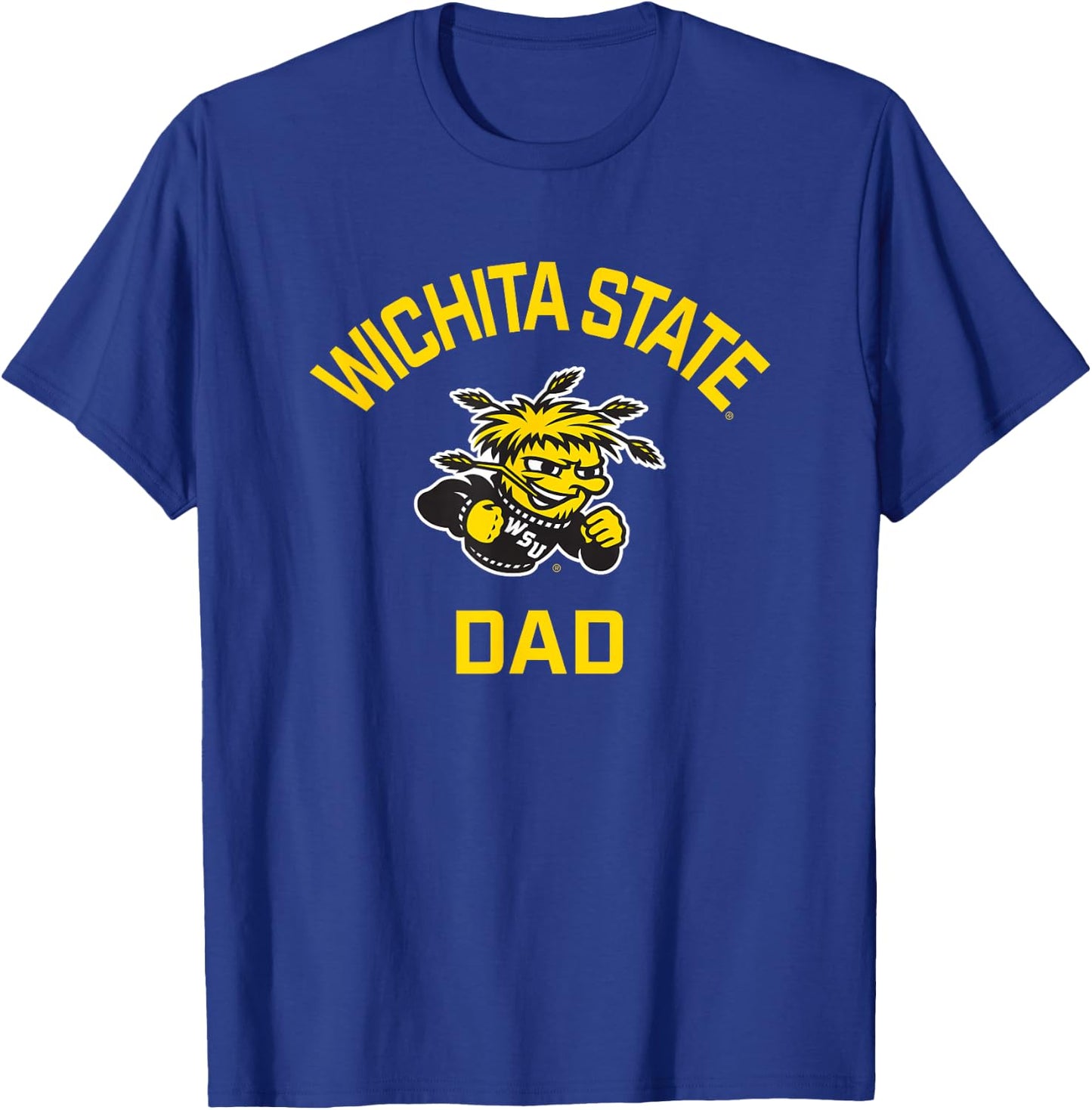 Wichita State University Shockers Arched Dad T-Shirt - T-Shirt | Royal