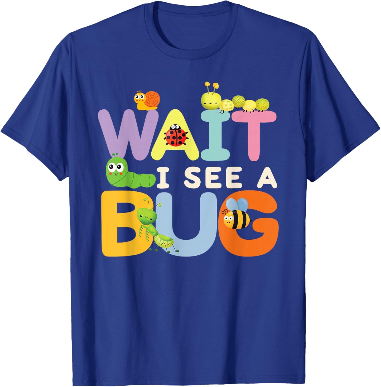 Funny Bug Insects Lovers Entomology Students Boys Girls Kids T-Shirt - T-Shirt | Royal