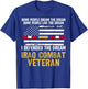 Iraq Combat Veteran T-Shirt - T-Shirt | Royal