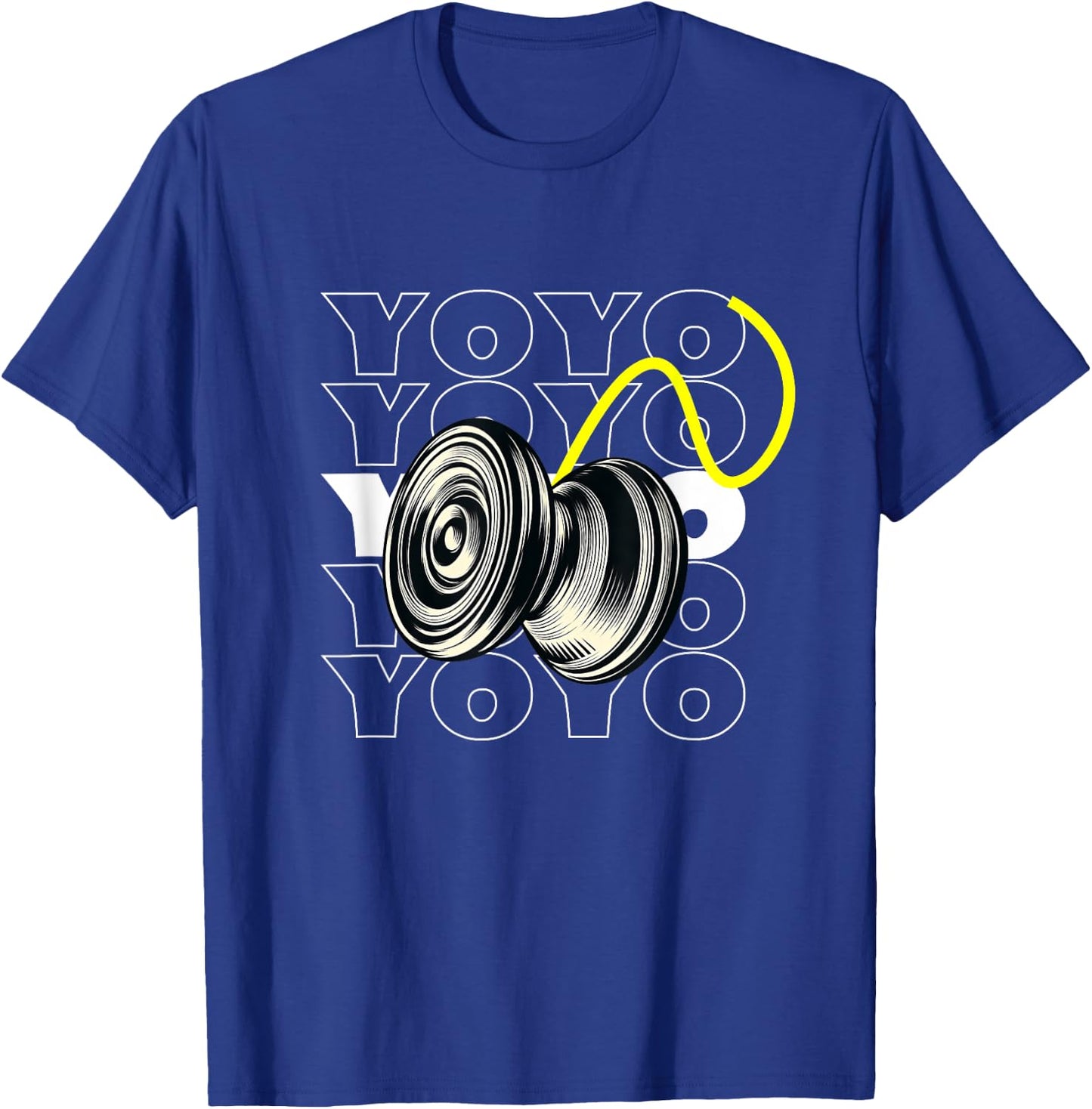 Retro Style Vintage Yoyo Lover Toy Game Pastime YOYO T-Shirt - T-Shirt | Royal