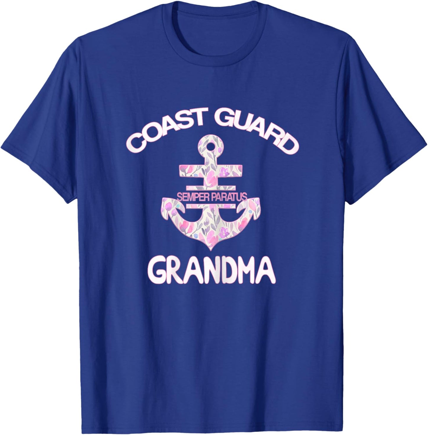 Coast Guard Grandma Granny Teeshirt Gift T-Shirt - T-Shirt | Royal