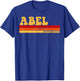 ABEL Name Personalized Idea Men Retro Vintage ABEL T-Shirt - T-Shirt | Royal