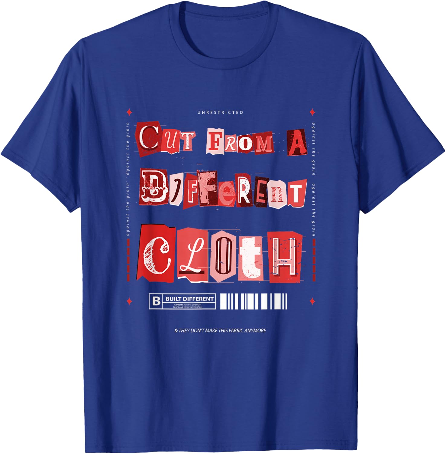 Red Cut from A Different Cloth Red Graphic T-Shirt - T-Shirt | Royal