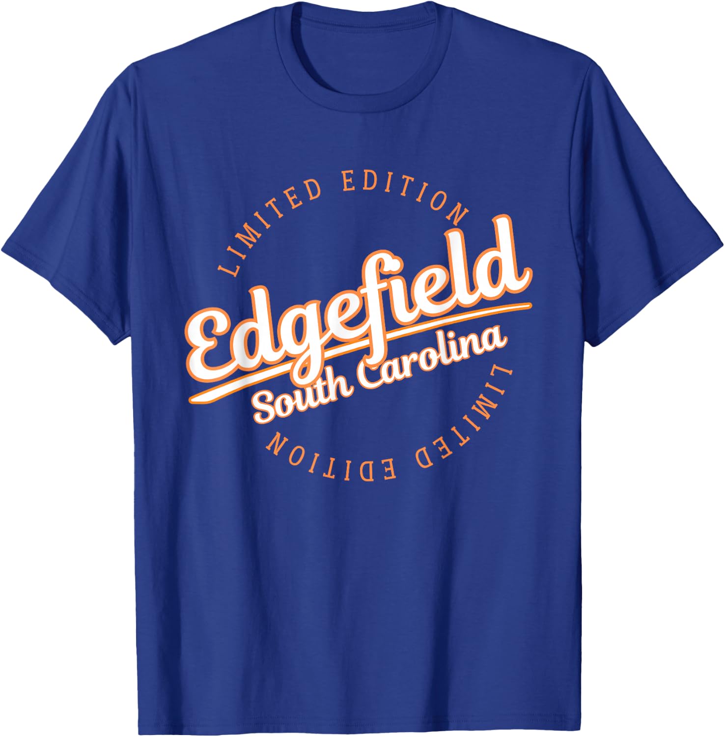 Retro Athletic Edgefield SC Apparel T-Shirt - T-Shirt | Royal