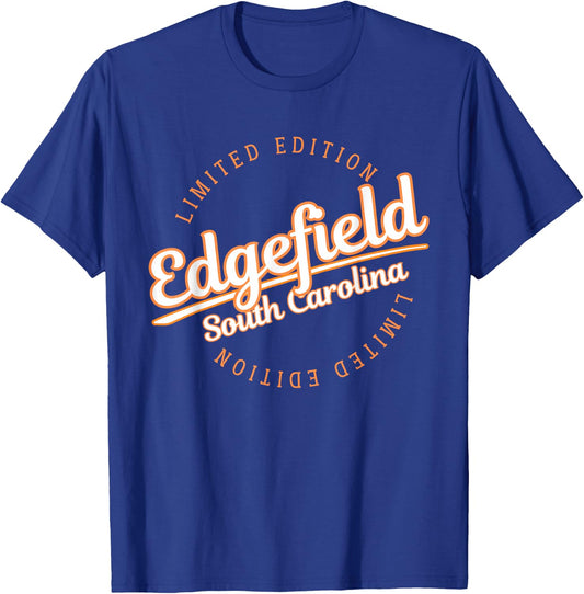 Retro Athletic Edgefield SC Apparel T-Shirt - T-Shirt | Royal