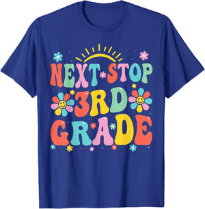 Next Stop 3rd Grade Graduation To Third Grade Back To School T-Shirt - T-Shirt | Royal