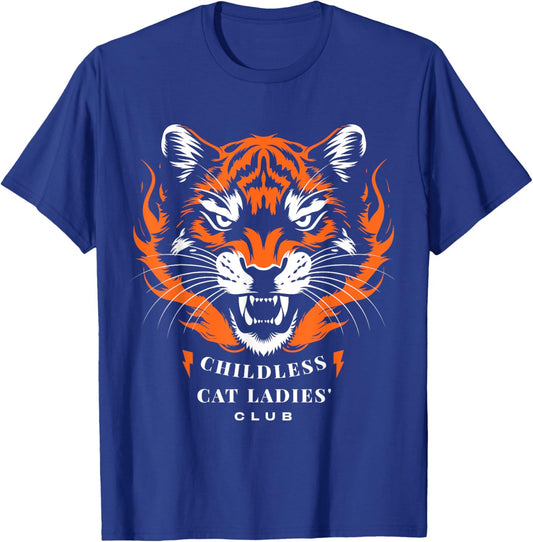 Childless Cat Ladies T-Shirt - T-Shirt | Royal