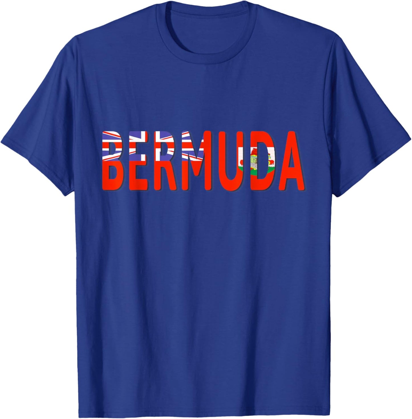 Bermuda Country Flag Colors T-Shirt - T-Shirt | Royal
