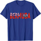 Bermuda Country Flag Colors T-Shirt - T-Shirt | Royal