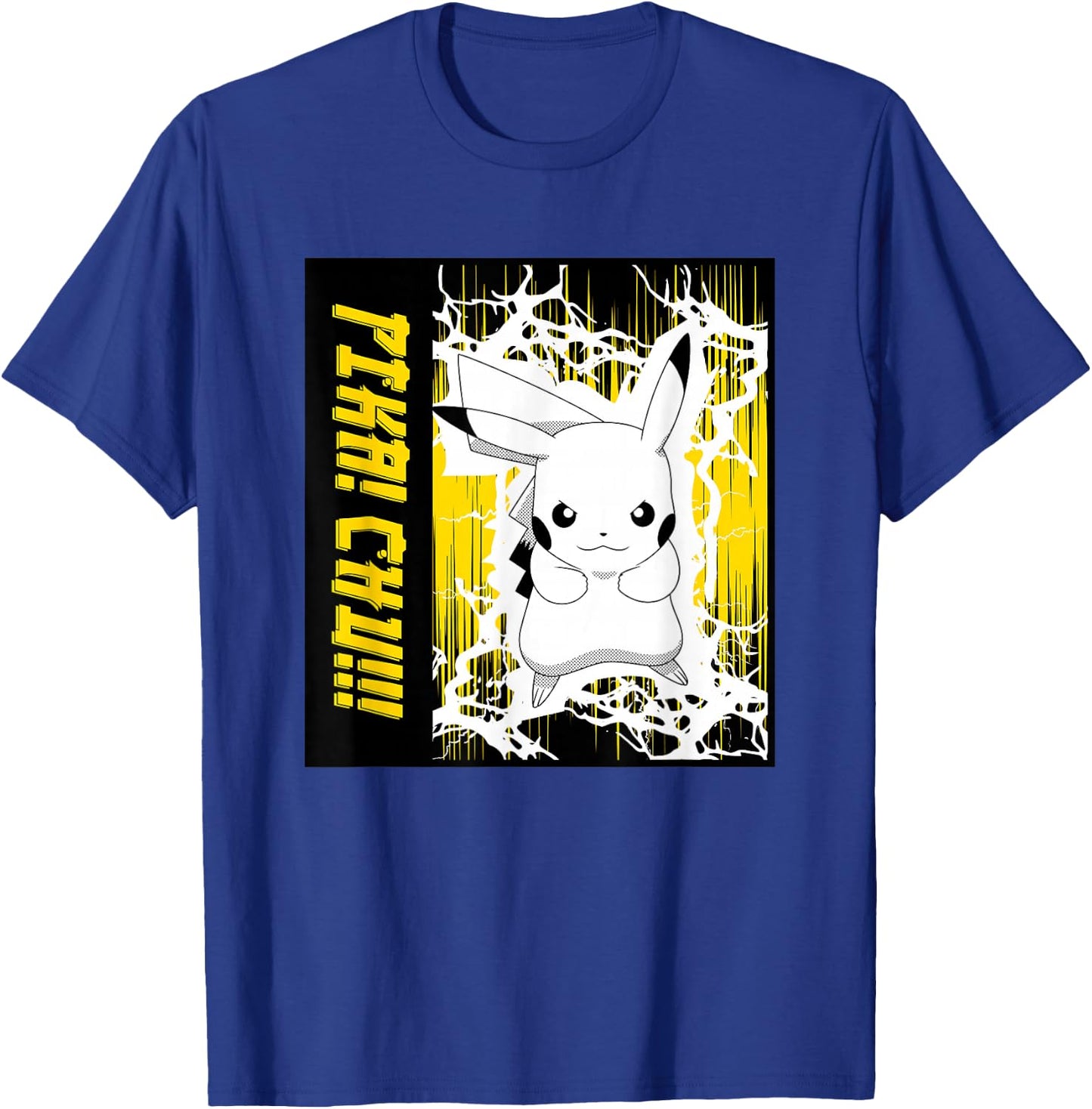 Pokémon - Pikachu Anime Lightning Scence T-Shirt - T-Shirt | Royal