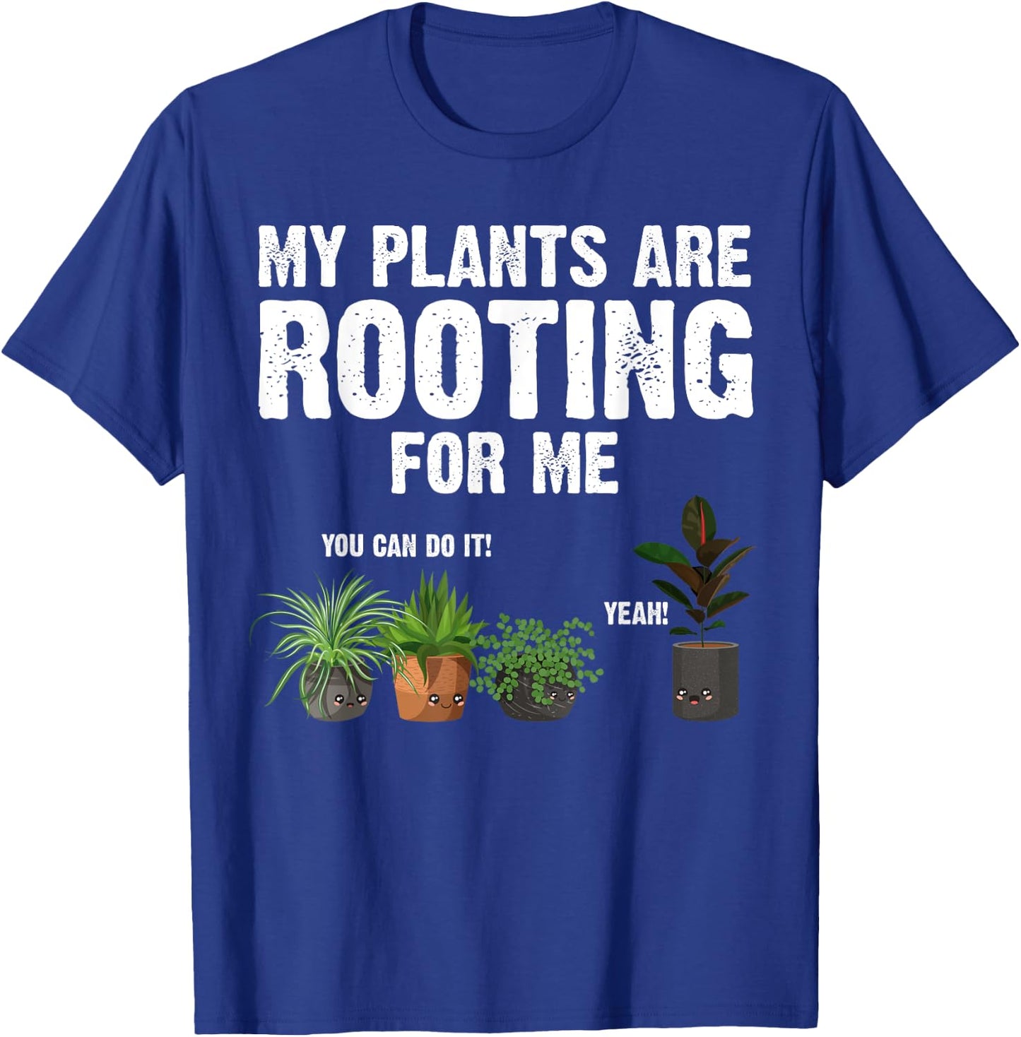 Funny Gardening Design Women Gardener Plant Lover T-Shirt - T-Shirt | Royal