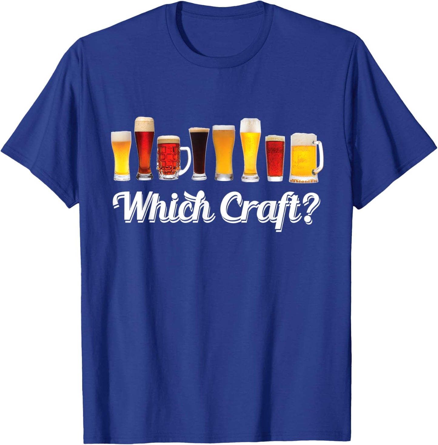Which Craft? | Brewers Shirts | Funny Halloween Craft Beer T-Shirt - T-Shirt | Royal