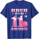 Bruh It's My 11th Bday 11 Year Old Girl Birthday Volleyball T-Shirt - T-Shirt | Royal