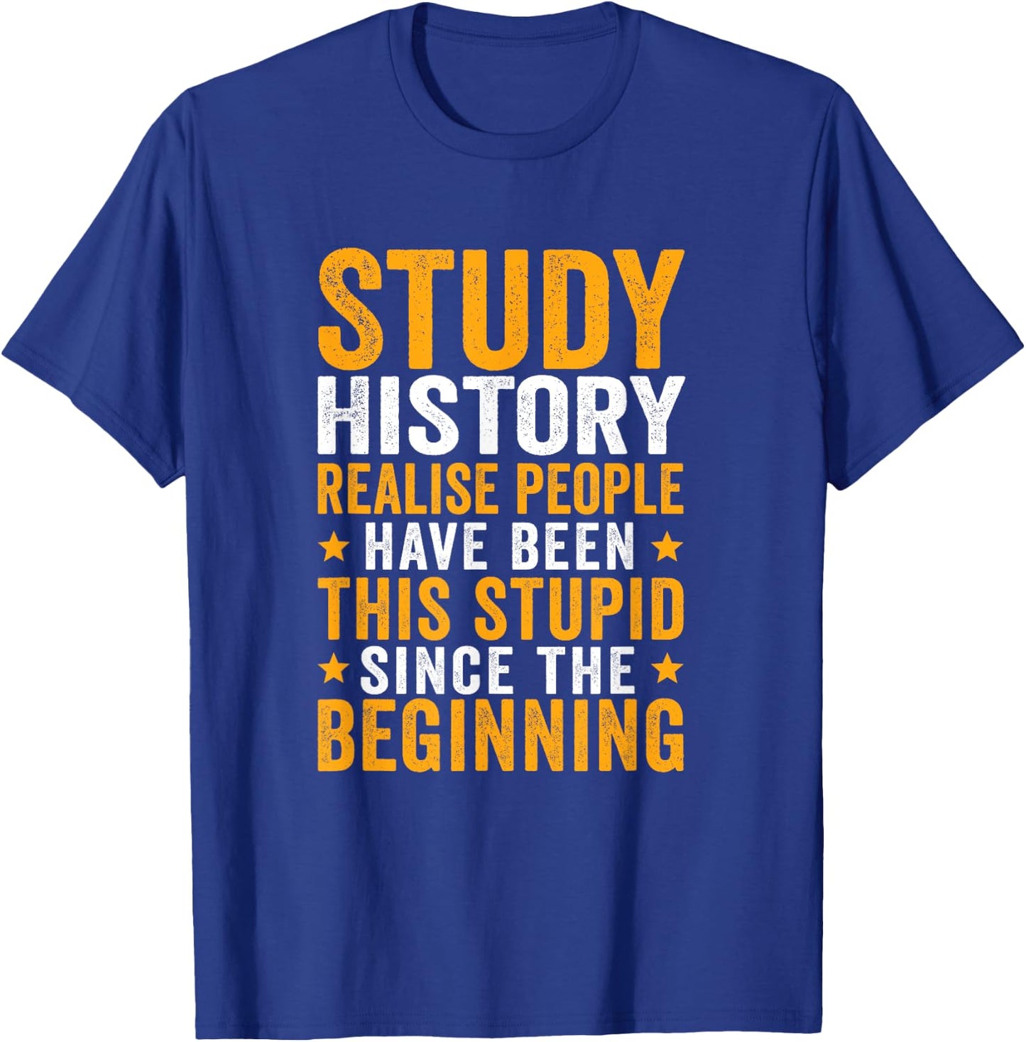This Stupid Since The Beginning History T-Shirt - T-Shirt | Royal
