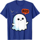 Ghost Saying Boo Spooky Halloween Cute toddler boys girls T-Shirt - T-Shirt | Royal