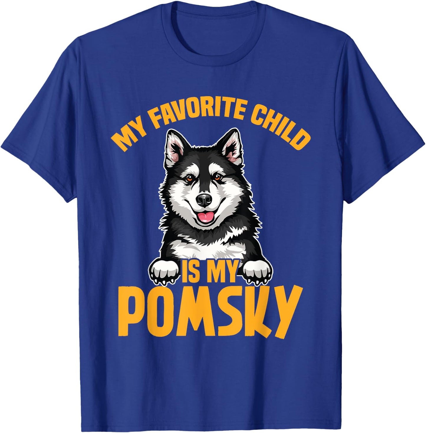 Pomsky Mom Stuffed Animal Pomsky Owner Dog Lover Pomsky T-Shirt - T-Shirt | Royal