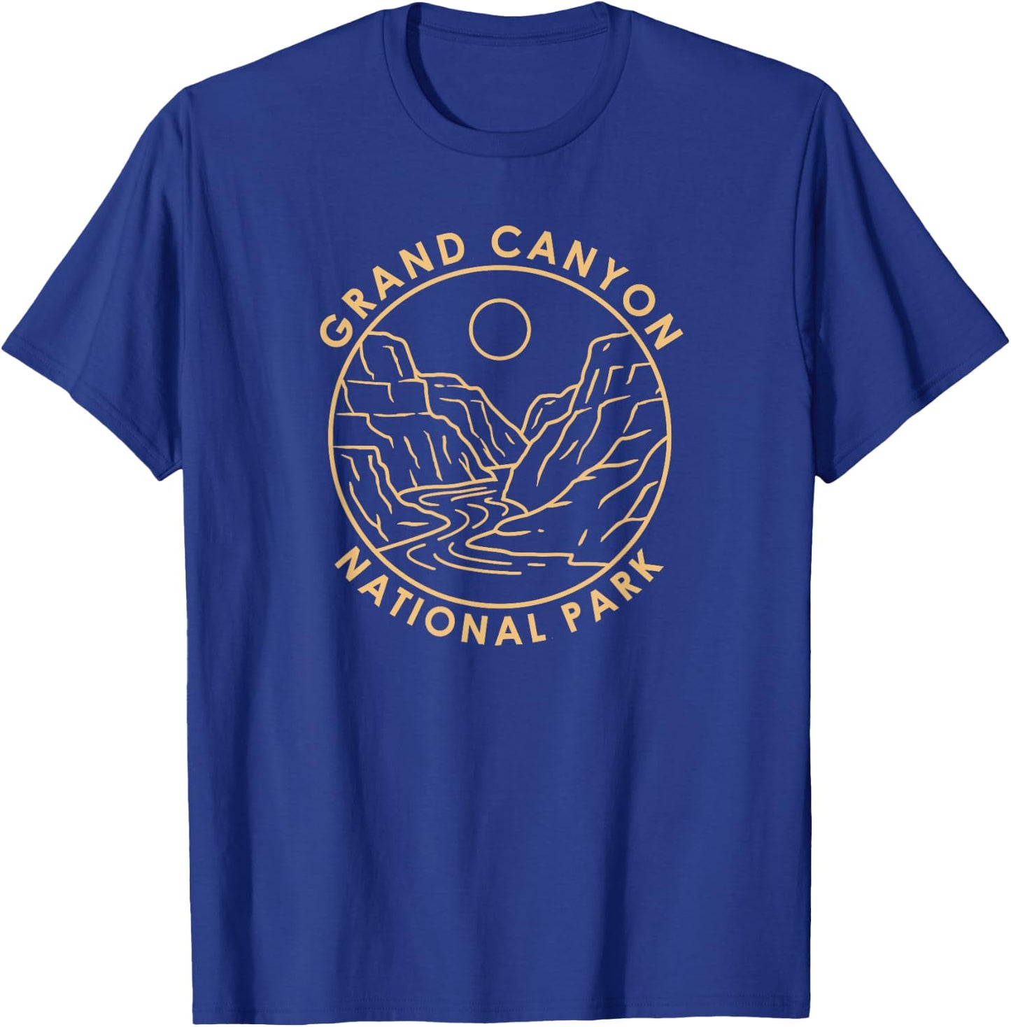Grand Canyon National Park Shirt Arizona Vintage Men T-Shirt - T-Shirt | Royal