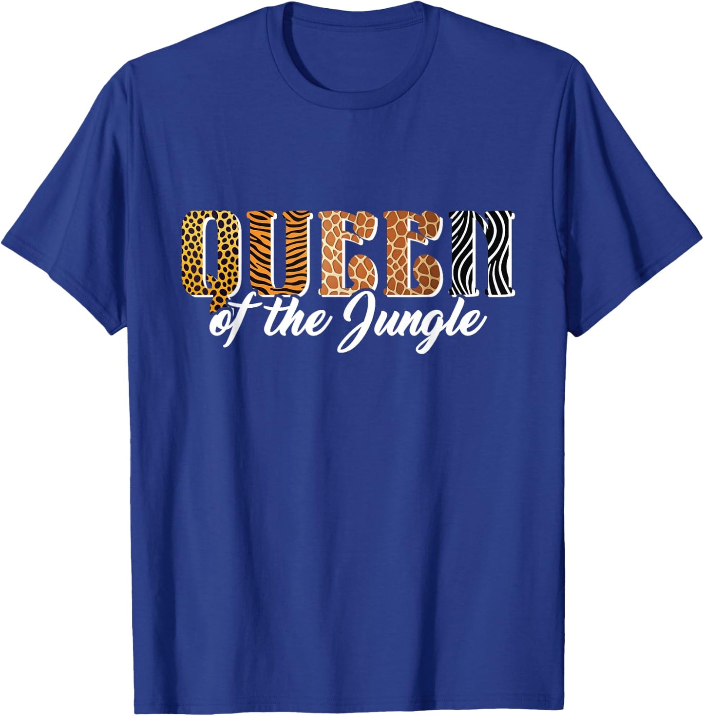 Queen of the Jungle Safari Animal Birthday Matching Women T-Shirt - T-Shirt | Royal