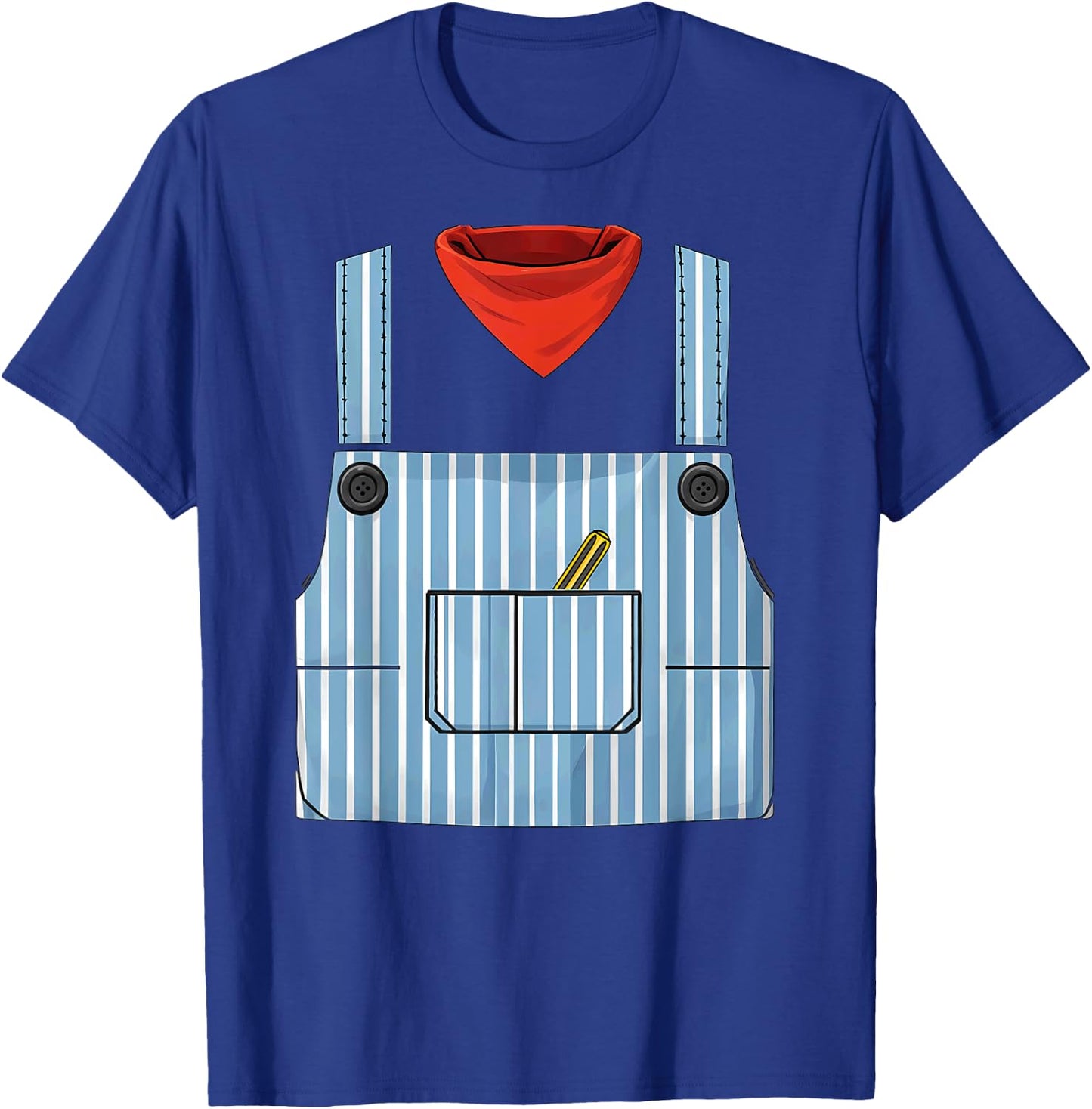 Train Engineer Conductor Halloween Costume T-Shirt - T-Shirt | Royal