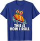Roller Coaster Gift Amusement Theme Park T-Shirt - T-Shirt | Royal