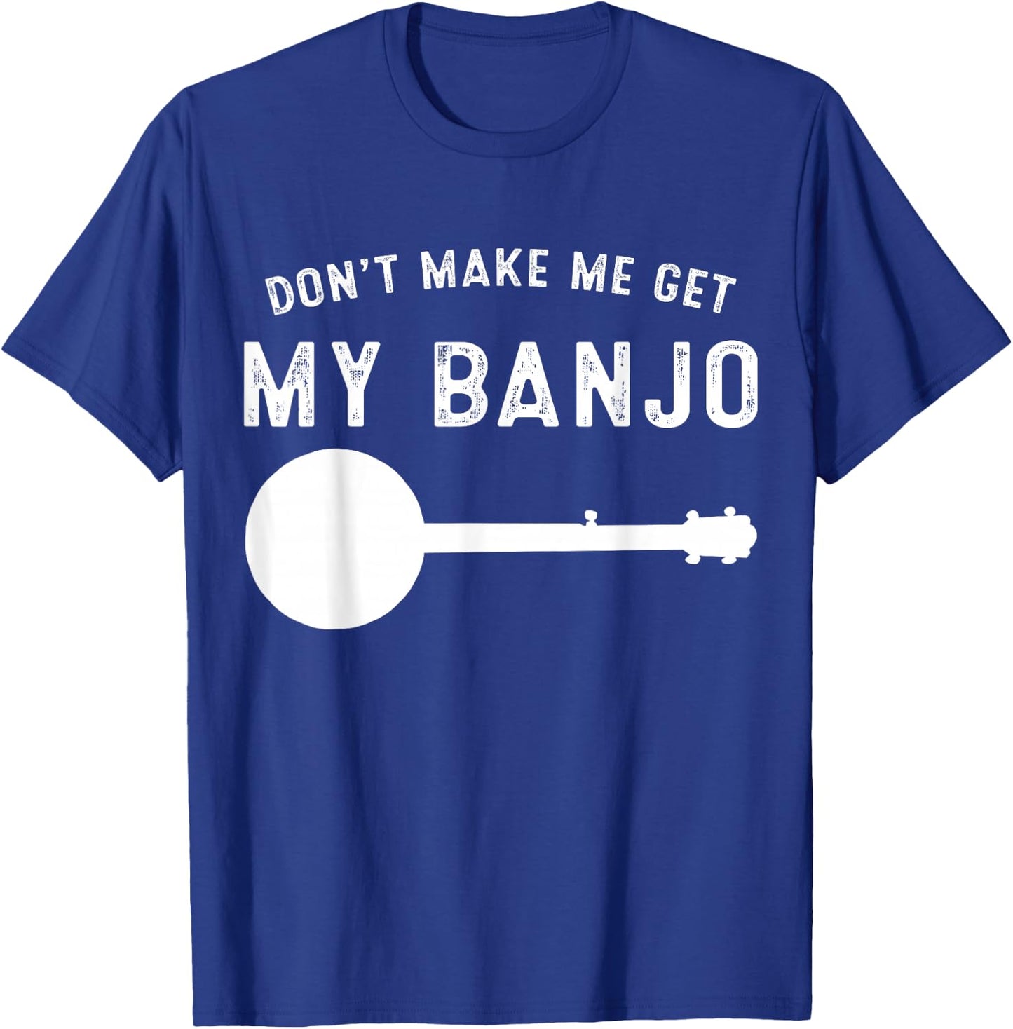Banjo Bluegrass Music Vintage Gift Banjo Players T-Shirt - T-Shirt | Royal
