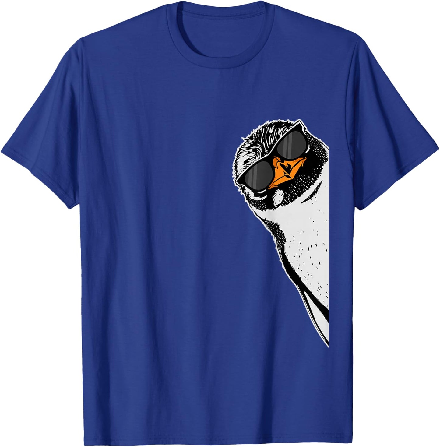 Cool Penguin Lover Boys Kids Sunglases Penguin T-Shirt - T-Shirt | Royal