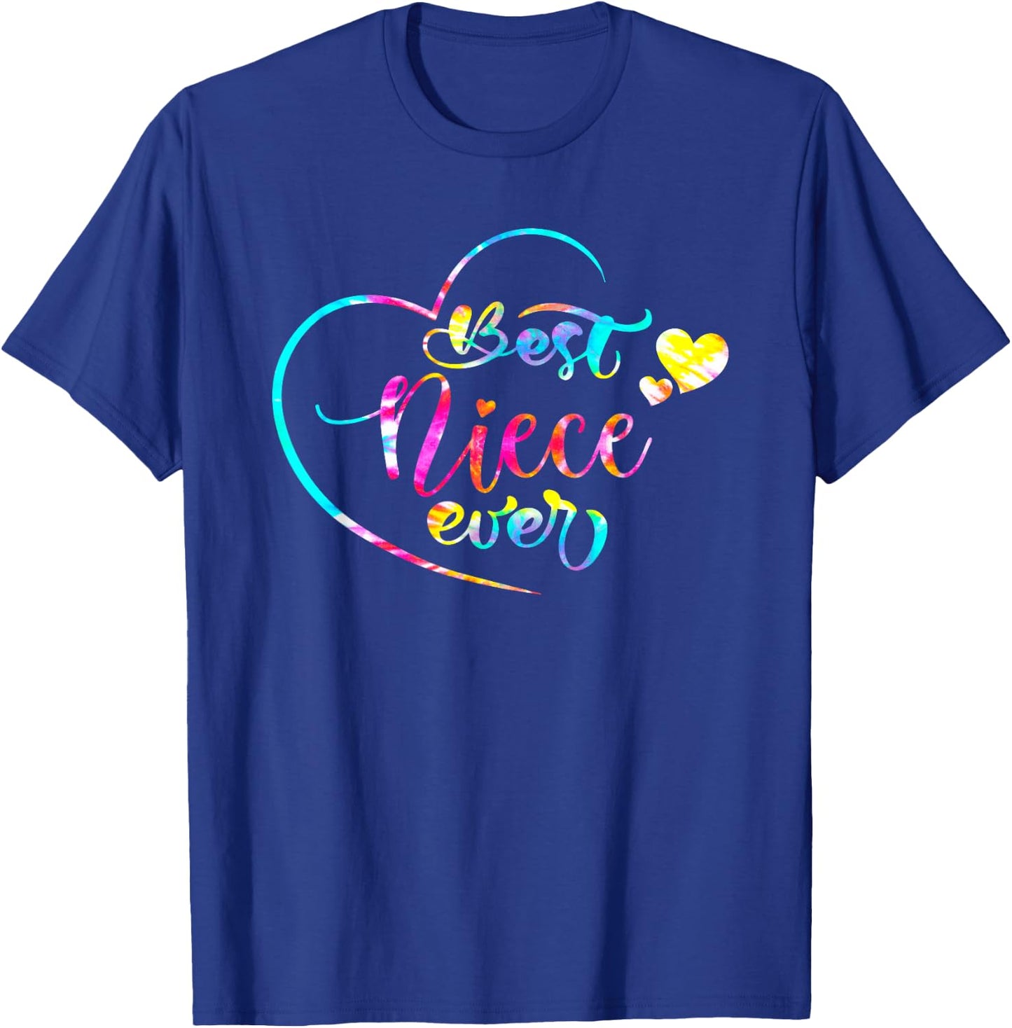 Best Niece Ever Tie Dye From Daughter Son Mom Kids Mothers T-Shirt - T-Shirt | Royal
