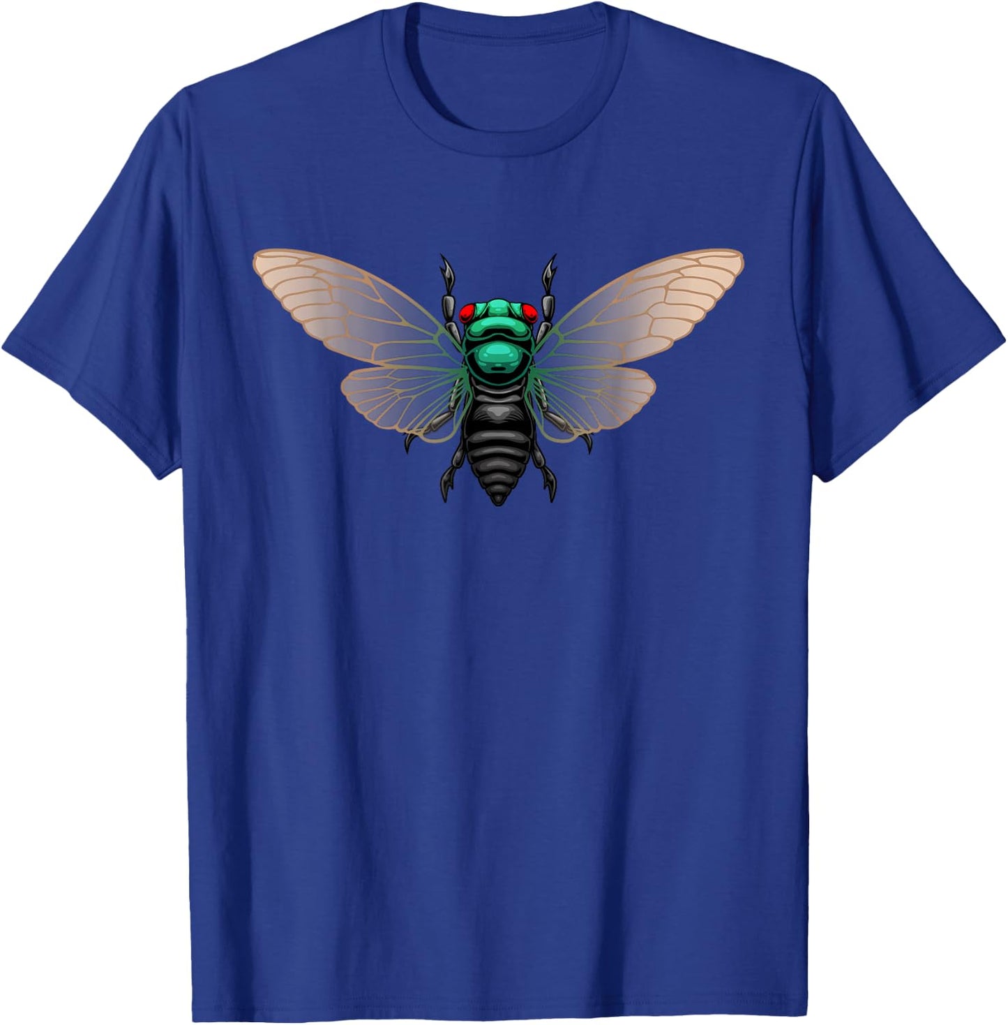 Cicada Art Women Kids Insect Entomologist Cicada T-Shirt - T-Shirt | Royal