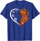 Dachshund Shirts Girls Kids Heart Cute Dachshund T-Shirt - T-Shirt | Royal