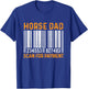 Dad Of Horse Lover Equestrian Horseback Rider Horse Riding T-Shirt - T-Shirt | Royal