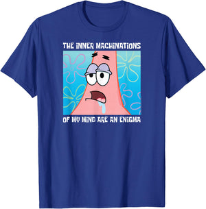 Spongebob Squarepants - Patrick Star Inner Machinations T-Shirt - T-Shirt | Royal