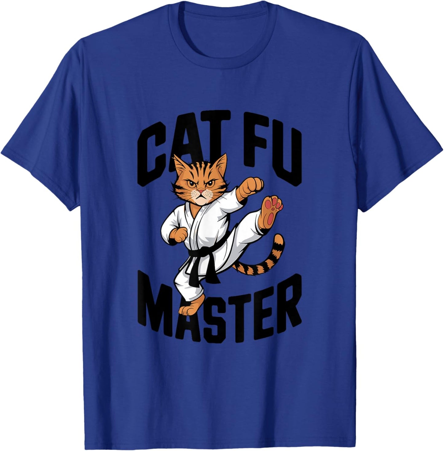 Funny Cat Women Girls Kids T-Shirt - T-Shirt | Royal
